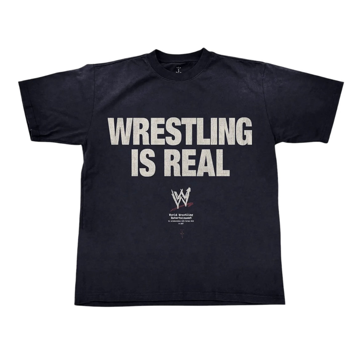 T-Shirt Travis Scott x WWE "Wrestling Is Real"