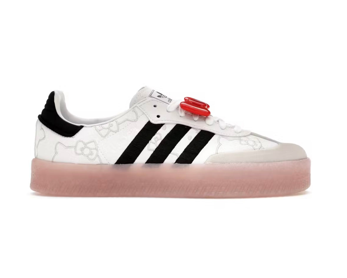 shoes adidas samba rose blancas