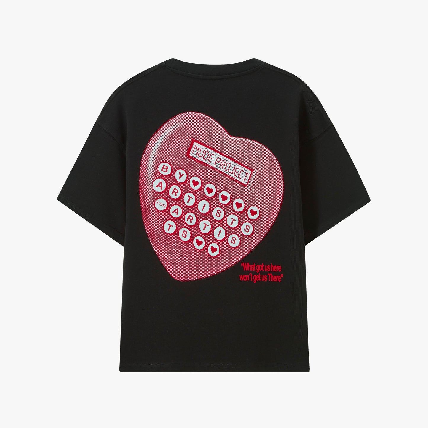 T-Shirt Nude Project "Calculator Black"