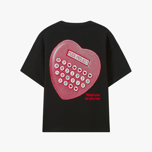 T-Shirt Nude Project "Calculator Black"