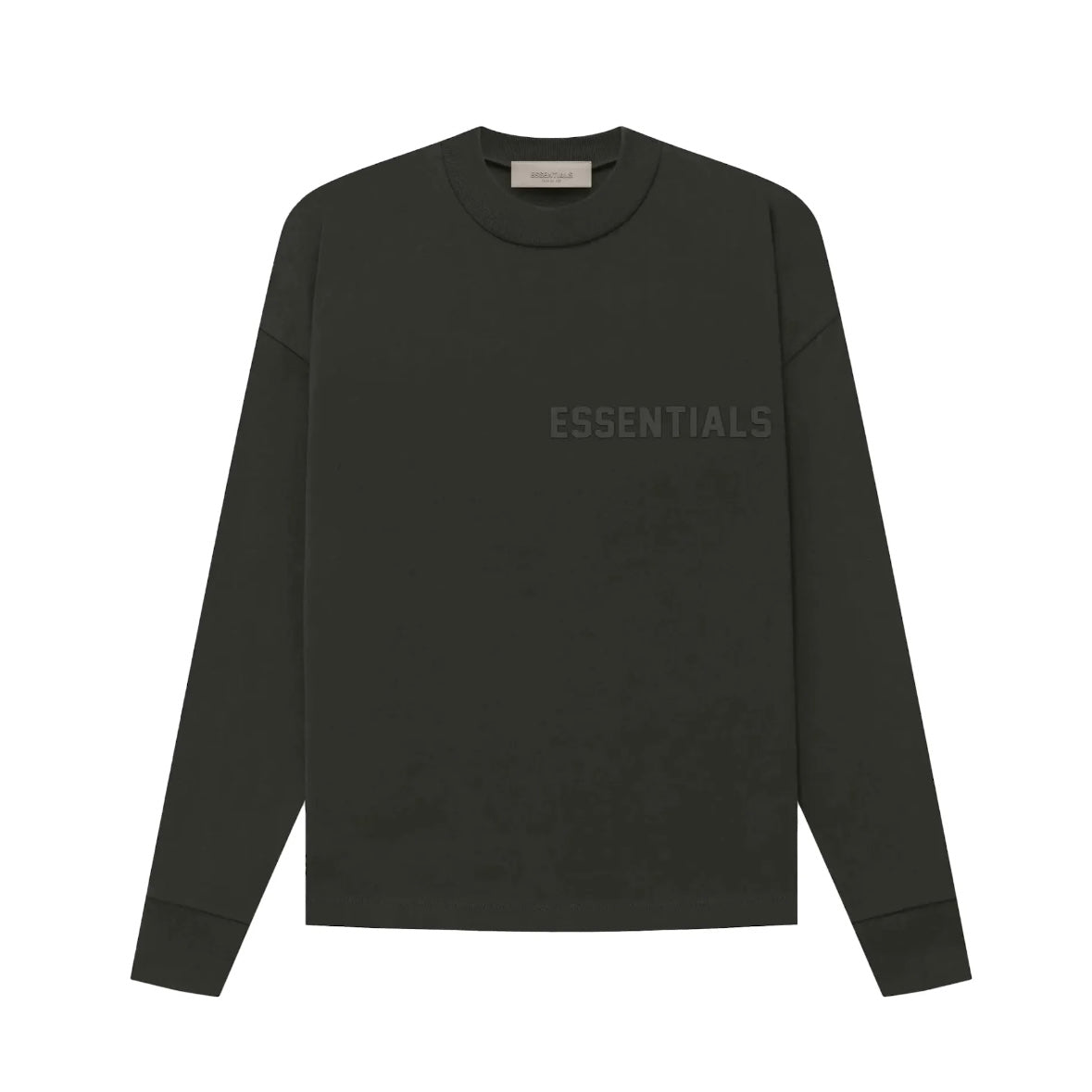 T-shirt Essentials Fear of God Long Sleeve Off Black