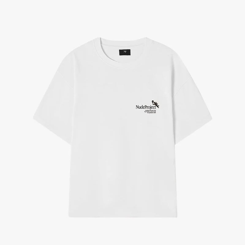 T-Shirt Nude Project "Tennis Tee White"