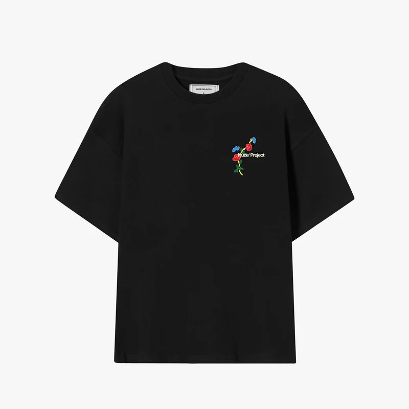 T-Shirt Nude Project "Floreta Tee Black"