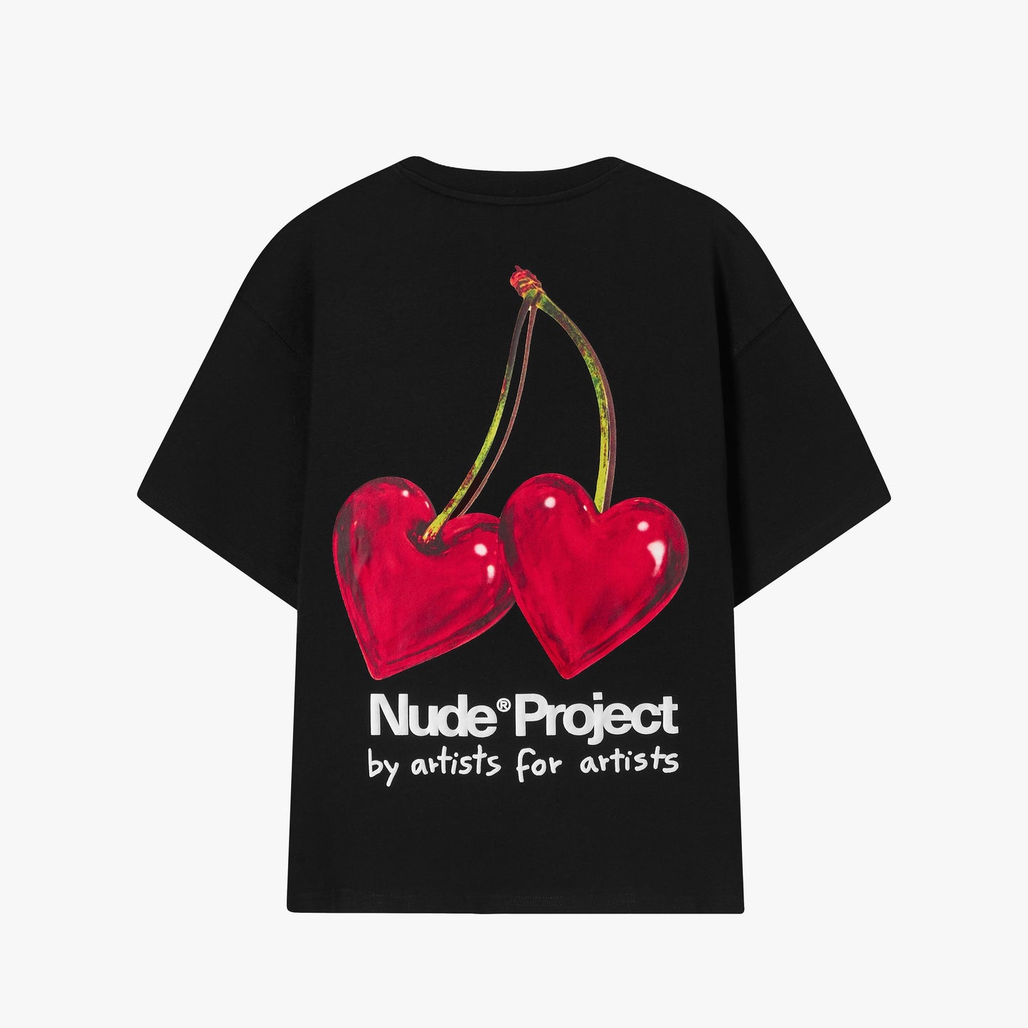 T-Shirt Nude Project "Juicy Cherry Tee Black"